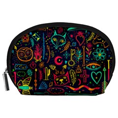 Sketch-graphic-illustration Accessory Pouch (large) by Vaneshart