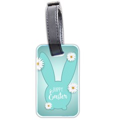 Easter Bunny Cutout Background 2402 Luggage Tag (two Sides) by catchydesignhill