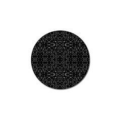 Black And White Tech Pattern Golf Ball Marker (10 Pack) by dflcprintsclothing