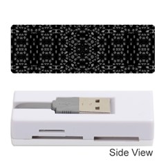 Black And White Tech Pattern Memory Card Reader (stick) by dflcprintsclothing