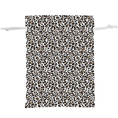 Leopard Spots Pattern, Geometric Dots, Animal Fur Print  Lightweight Drawstring Pouch (xl) by Casemiro