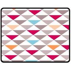 Zappwaits Triangle Double Sided Fleece Blanket (medium)  by zappwaits