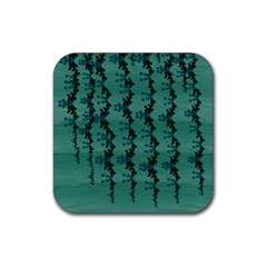 Branches Of A Wonderful Flower Tree In The Light Of Life Rubber Coaster (square)  by pepitasart