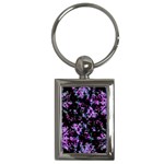 Abstract Intricate Texture Print Key Chain (Rectangle)