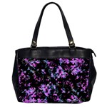 Abstract Intricate Texture Print Oversize Office Handbag (2 Sides)