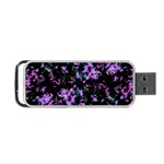 Abstract Intricate Texture Print Portable USB Flash (Two Sides)