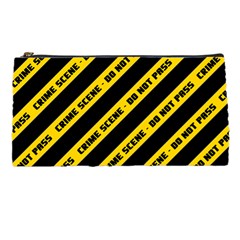 Warning Colors Yellow And Black - Police No Entrance 2 Pencil Case by DinzDas