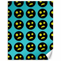 005 - Ugly Smiley With Horror Face - Scary Smiley Canvas 12  X 16  by DinzDas