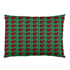 Evil Heart Graffiti Pattern Pillow Case by DinzDas