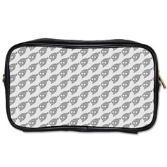 Comic Head Skull Hat Pattern 2 Toiletries Bag (two Sides) by DinzDas