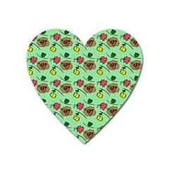 Lady Bug Fart - Nature And Insects Heart Magnet by DinzDas