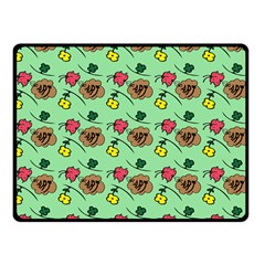 Lady Bug Fart - Nature And Insects Double Sided Fleece Blanket (small)  by DinzDas