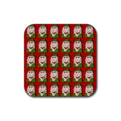 Village Dude - Hillbilly And Redneck - Trailer Park Boys Rubber Coaster (square)  by DinzDas