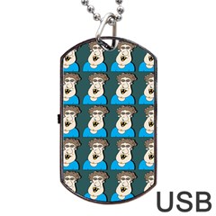 Village Dude - Hillbilly And Redneck - Trailer Park Boys Dog Tag Usb Flash (two Sides) by DinzDas