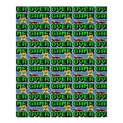 Game Over Karate And Gaming - Pixel Martial Arts Shower Curtain 60  X 72  (medium)  by DinzDas