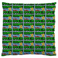 Game Over Karate And Gaming - Pixel Martial Arts Standard Flano Cushion Case (one Side) by DinzDas
