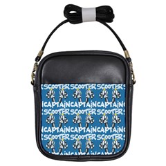 Scooter Captain - Moped And Scooter Riding Girls Sling Bag by DinzDas