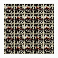 Bmx And Street Style - Urban Cycling Culture Medium Glasses Cloth (2 Sides) by DinzDas