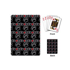 Pet Love - Dogs, Cats And All Pets Lover Playing Cards Single Design (mini) by DinzDas
