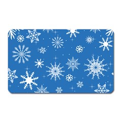 Winter Time And Snow Chaos Magnet (rectangular) by DinzDas