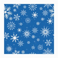 Winter Time And Snow Chaos Medium Glasses Cloth (2 Sides) by DinzDas