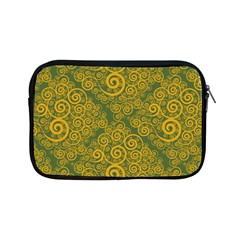 Abstract Flowers And Circle Apple Ipad Mini Zipper Cases by DinzDas