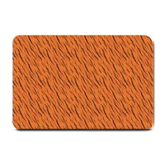 Animal Skin - Lion And Orange Skinnes Animals - Savannah And Africa Small Doormat  by DinzDas