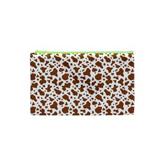 Animal Skin - Brown Cows Are Funny And Brown And White Cosmetic Bag (xs) by DinzDas