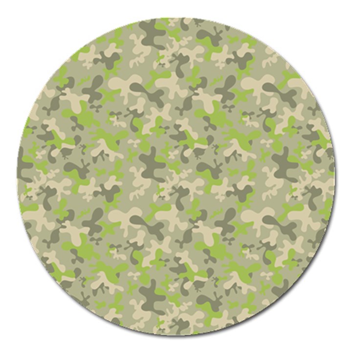 Camouflage Urban Style And Jungle Elite Fashion Magnet 5  (Round)