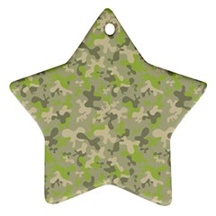 Camouflage Urban Style And Jungle Elite Fashion Star Ornament (two Sides) by DinzDas