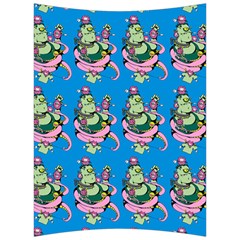 Monster And Cute Monsters Fight With Snake And Cyclops Back Support Cushion by DinzDas