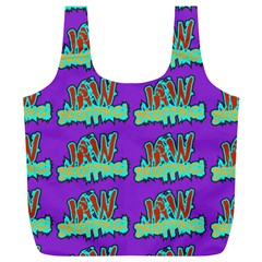 Jaw Dropping Comic Big Bang Poof Full Print Recycle Bag (xl) by DinzDas