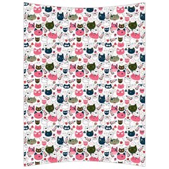 Adorable Seamless Cat Head Pattern01 Back Support Cushion by TastefulDesigns
