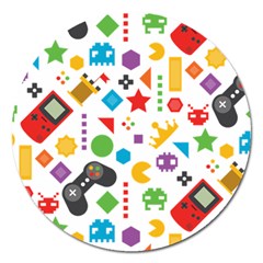 Gamer Magnet 5  (round) by designsbymallika