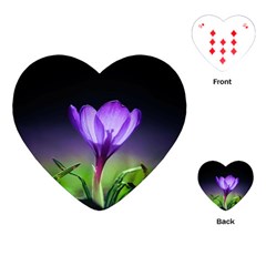 Floral Nature Playing Cards Single Design (heart) by Sparkle