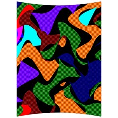 Trippy Paint Splash, Asymmetric Dotted Camo In Saturated Colors Back Support Cushion by Casemiro