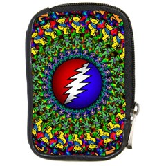 Grateful Dead Compact Camera Leather Case by Sapixe