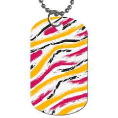 Painted Shades Dog Tag (two Sides) by designsbymallika