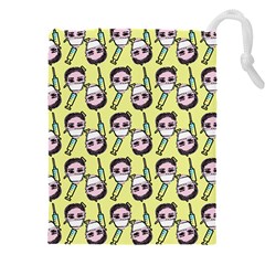 Doctor Pattern Drawstring Pouch (4xl) by snowwhitegirl