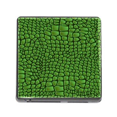 Seamless Pattern Crocodile Leather Memory Card Reader (square 5 Slot) by Amaryn4rt