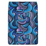 Blue Swirl Pattern Removable Flap Cover (L) Front