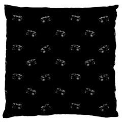 Vintage Car Motif Print Pattern Large Flano Cushion Case (one Side) by dflcprintsclothing