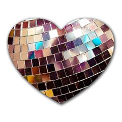 Disco Ball Heart Mousepads by essentialimage