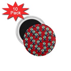 Zombie Virus 1 75  Magnets (10 Pack) 