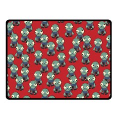 Zombie Virus Double Sided Fleece Blanket (small)  by helendesigns