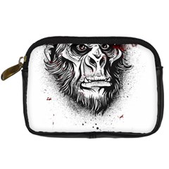 Monster Monkey From The Woods Digital Camera Leather Case by DinzDas