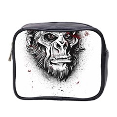 Monster Monkey From The Woods Mini Toiletries Bag (two Sides) by DinzDas