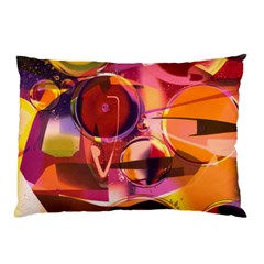 Fractured Colours Pillow Case by helendesigns