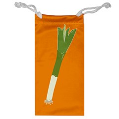 Leek Green Onion Jewelry Bag by Alisyart