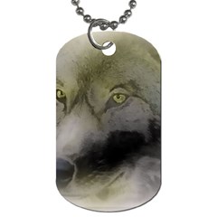 Wolf Evil Monster Dog Tag (two Sides) by HermanTelo